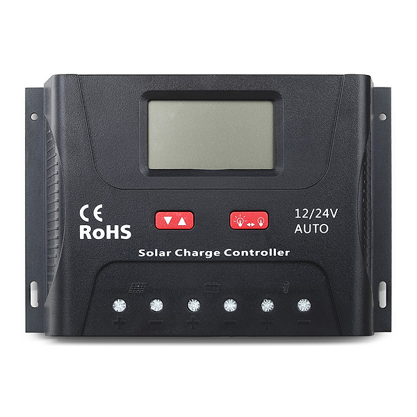 Régulateur de charge solaire PWM 12V/24V 60A